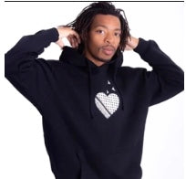 Love Heart Keffiyeh Hoodie